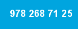 978 268 71 25